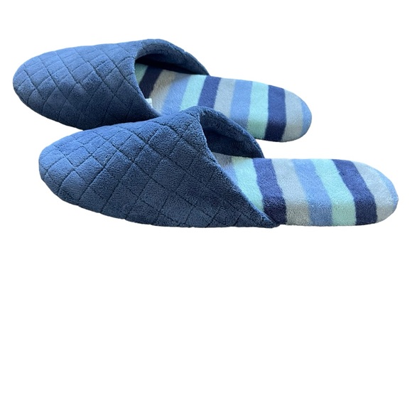 NWOB Dearfoams Women's Micro Terry Scuff Slippers XL 11/12 - Picture 1 of 7